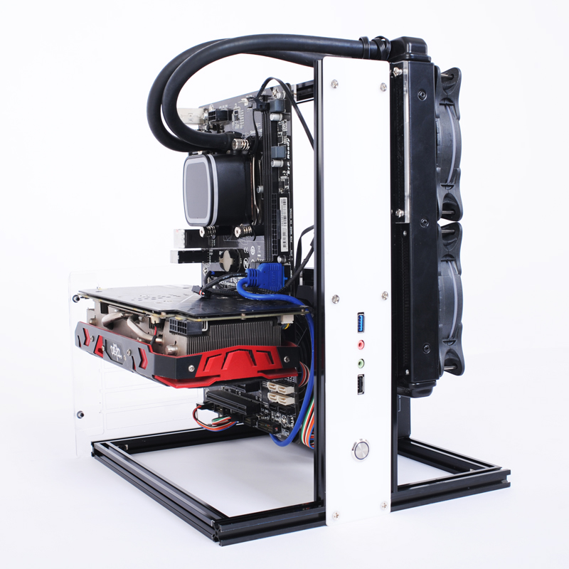 Water Testing Kit - Water-cooling Aluminum Test Bench for ITX