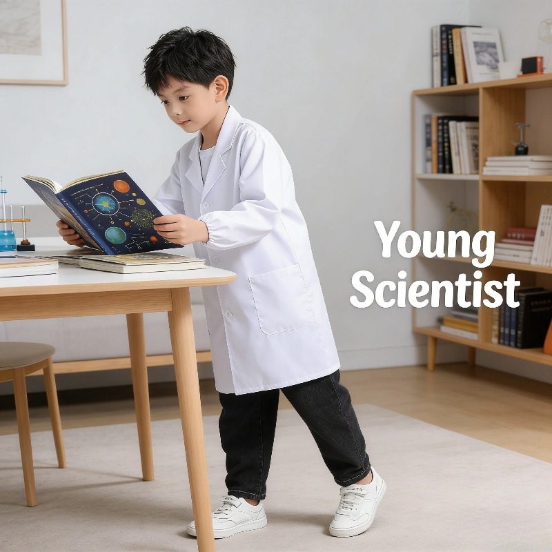 Science Experiment - Kids Doctor Nurse Costume White Lab