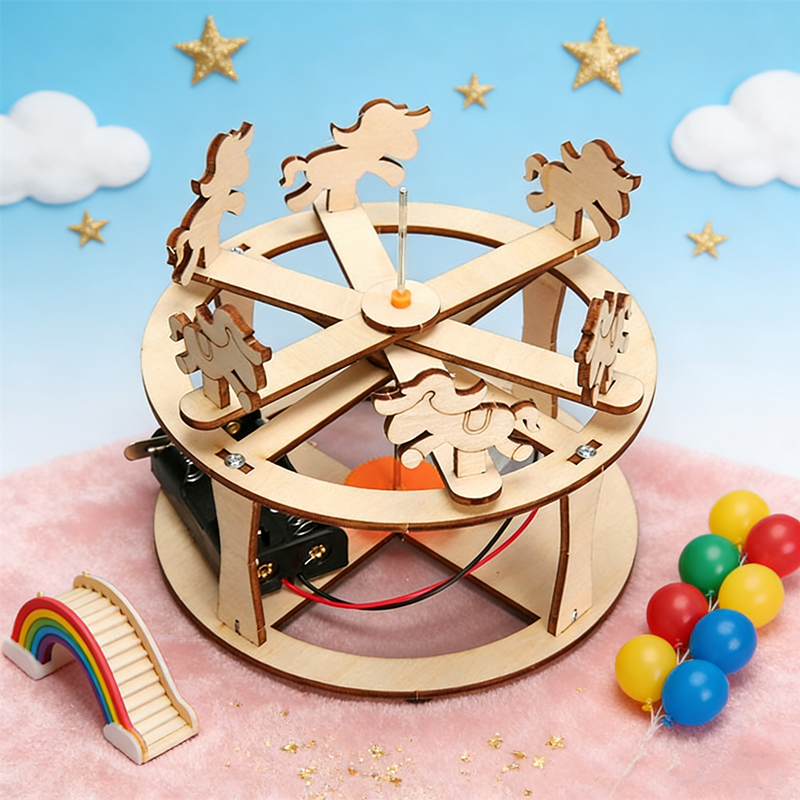 Science Project - HUAHUABuild Your Own Carousel Educational Toy