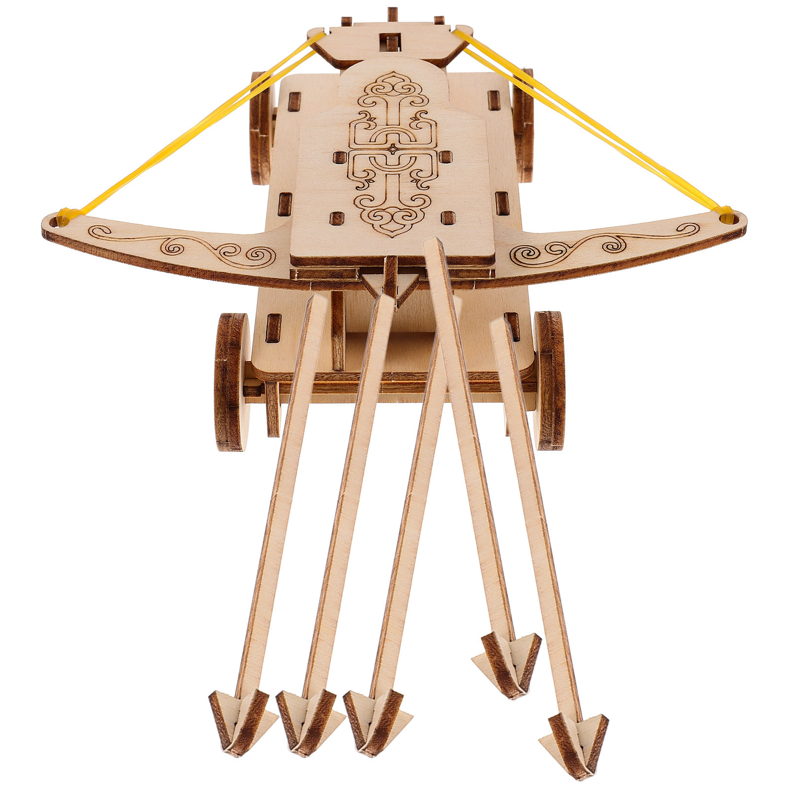 Science Project Kit - 1Set Wooden Catapult Chariot DIY Assembly