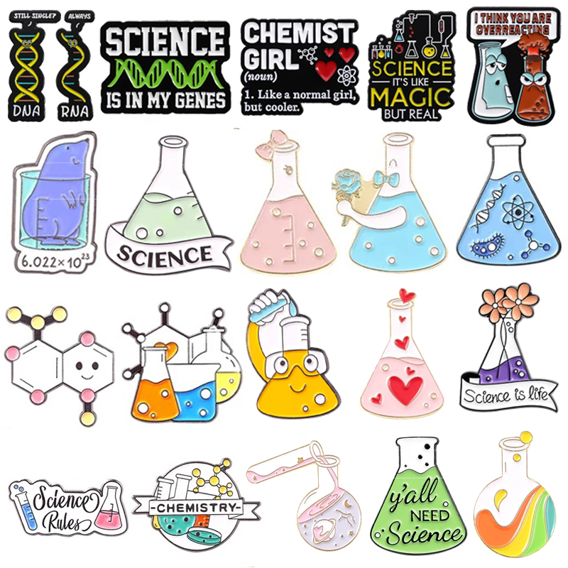 Science Enamel Pin Test Tube D – обзор и цена Science Experiment