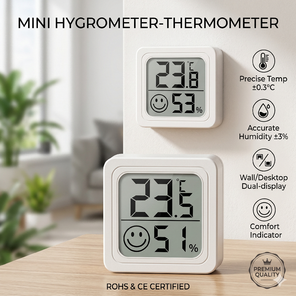 Mini LCD Digital Thermometer H – обзор и цена Weather Station Indoor