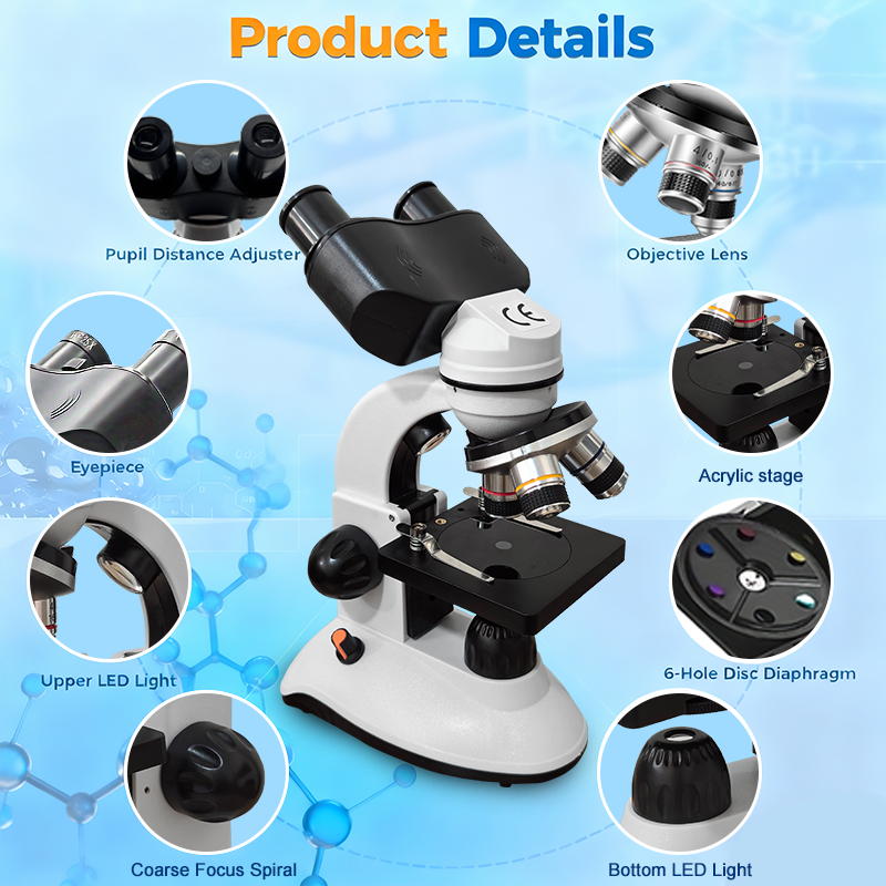 Binocular Compound Microscope  – обзор и цена Microscope Compound 40X