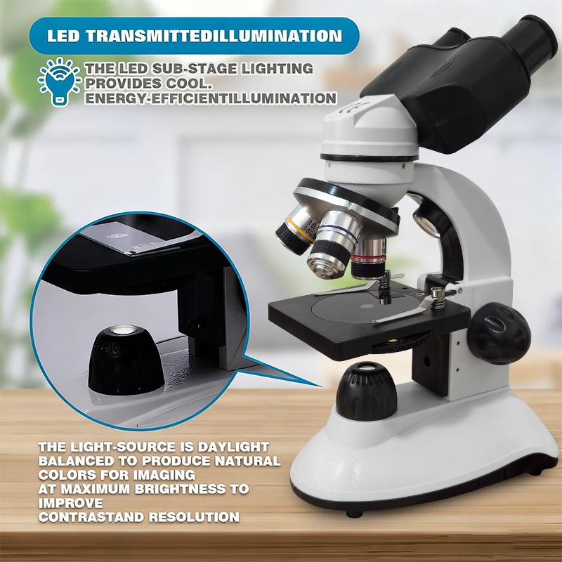 Binocular Compound Microscope  – обзор и цена Microscope Compound 40X