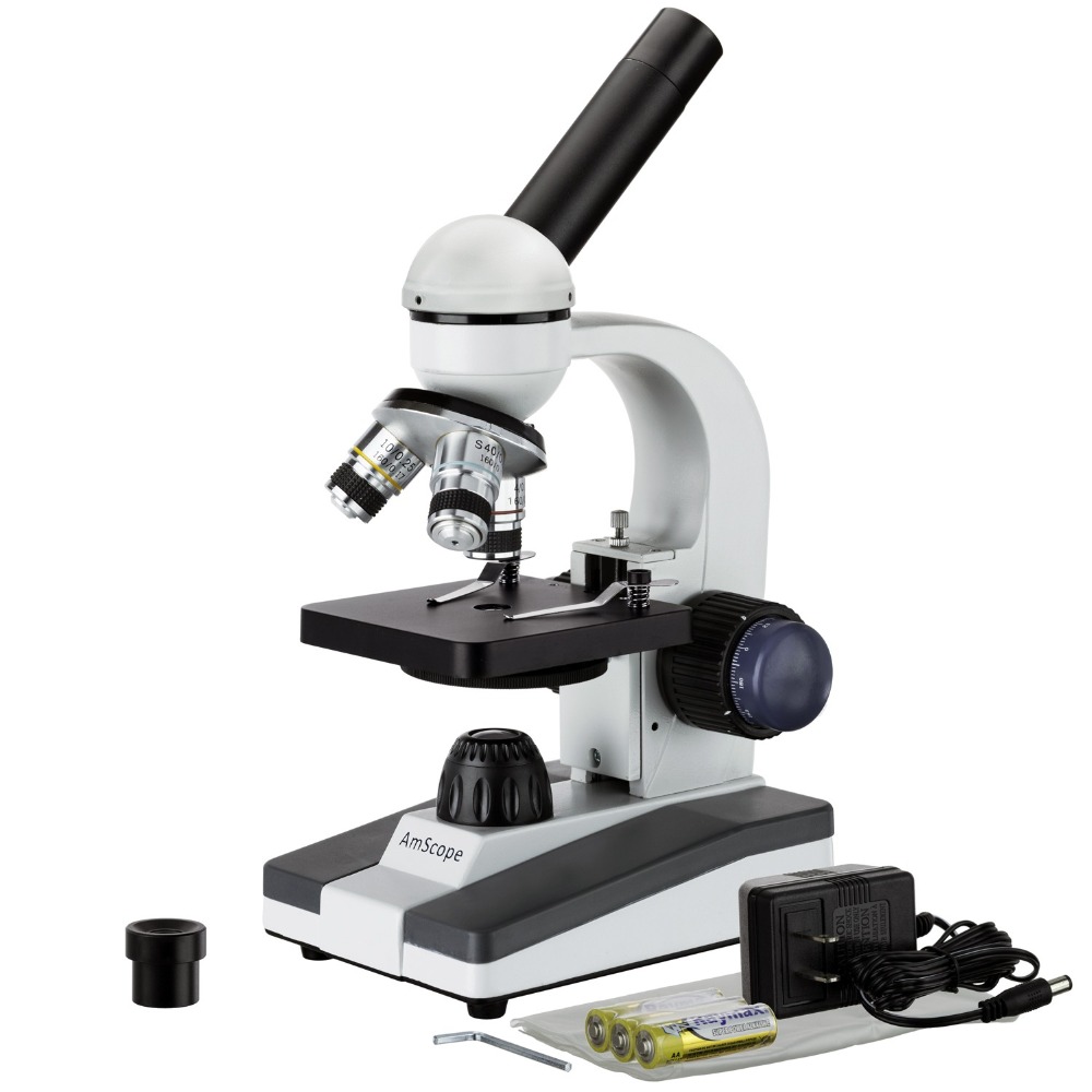 AmScope M150 Series Portable L – обзор и цена Microscope Compound 40X