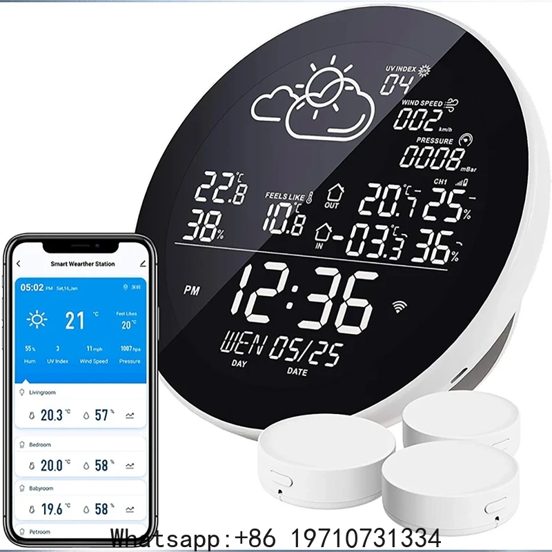 Wifi Smart Weather Stations Ap – обзор и цена Weather Station Indoor