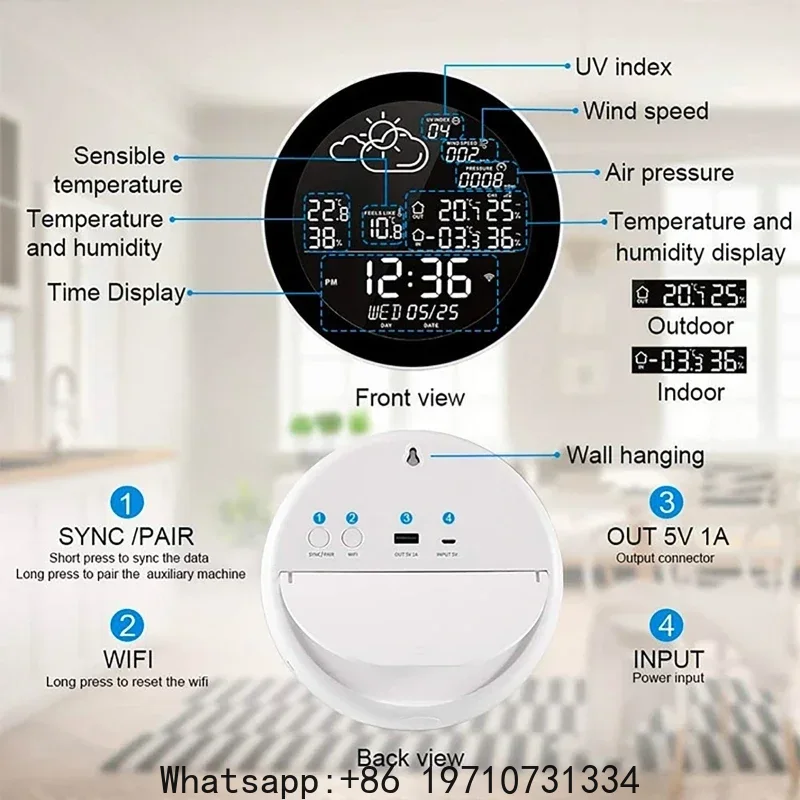 Wifi Smart Weather Stations Ap – обзор и цена Weather Station Indoor