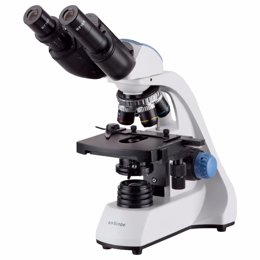 AmScope 40X-2000X LED Binocula – обзор и цена Microscope Compound 40X