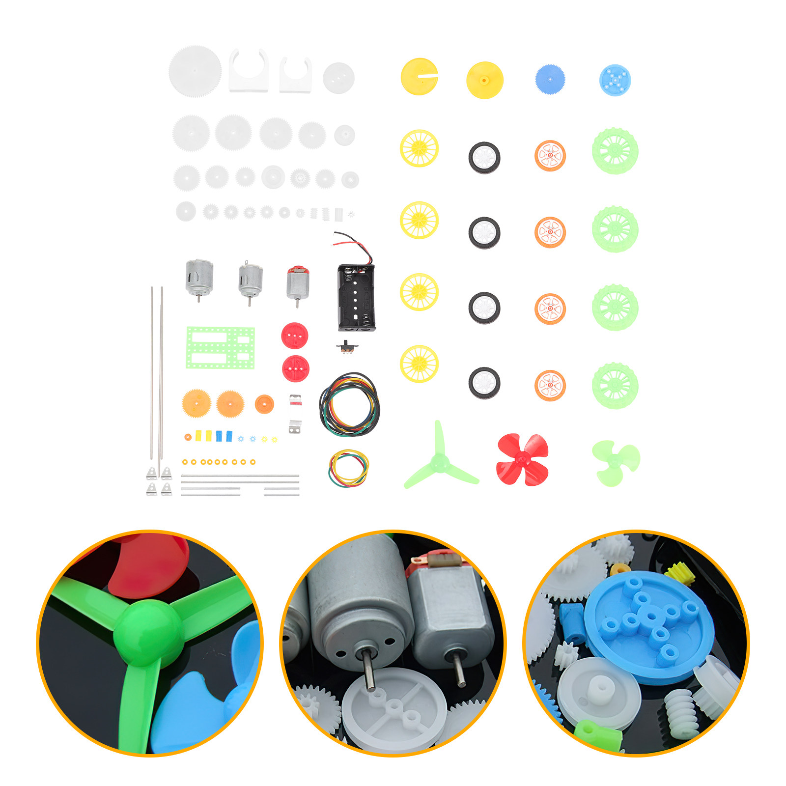 112Pcs Electric Motor Gears Ki – обзор и цена Science Project Kit