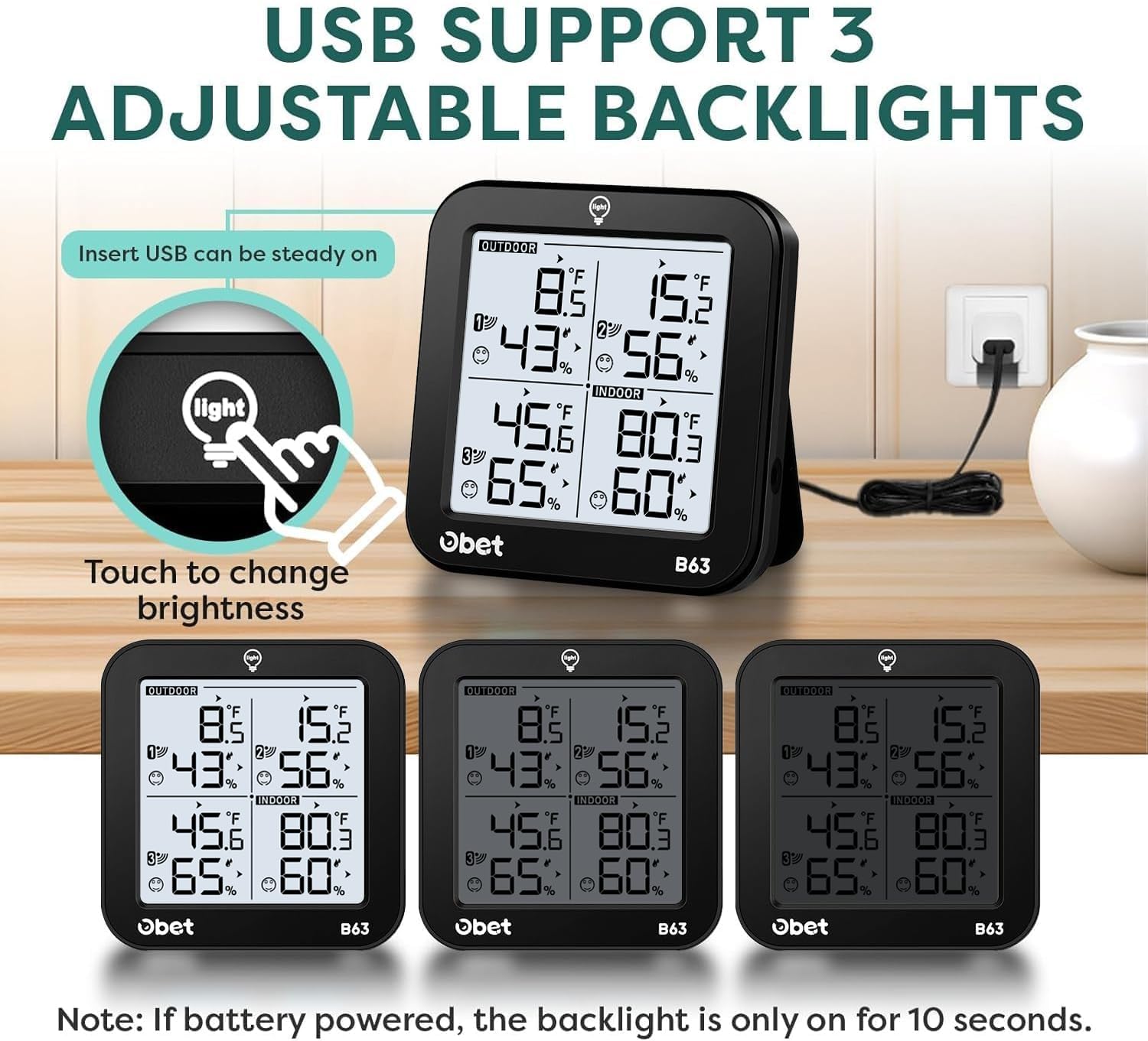Wireless Weather Station with  – обзор и цена Weather Station Indoor