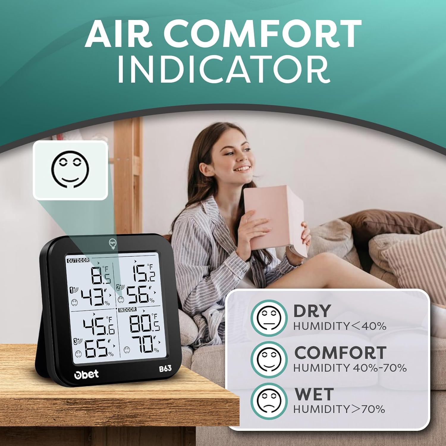 Wireless Weather Station with  – обзор и цена Weather Station Indoor