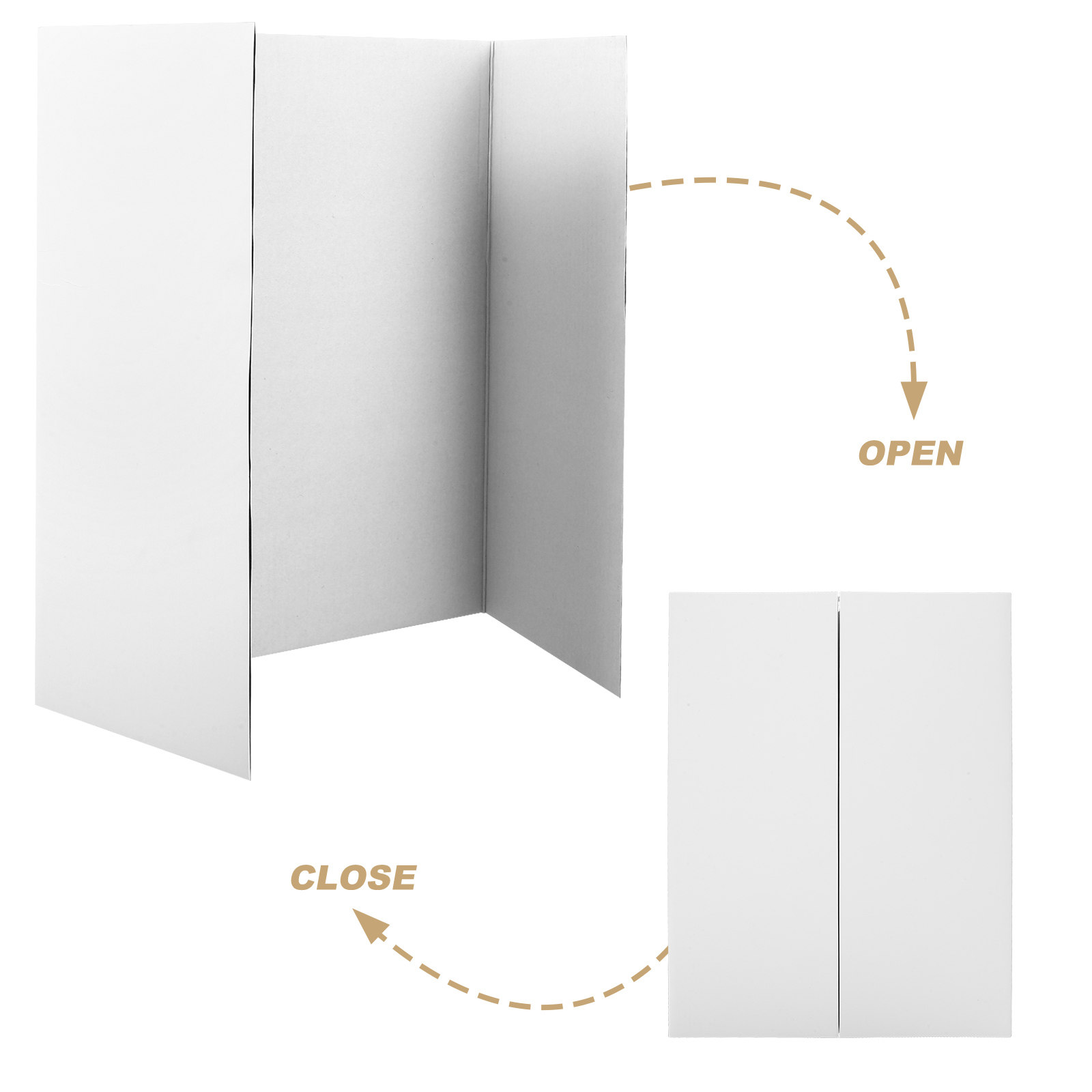 1Set White Trifold Poster Disp – обзор и цена Science Project