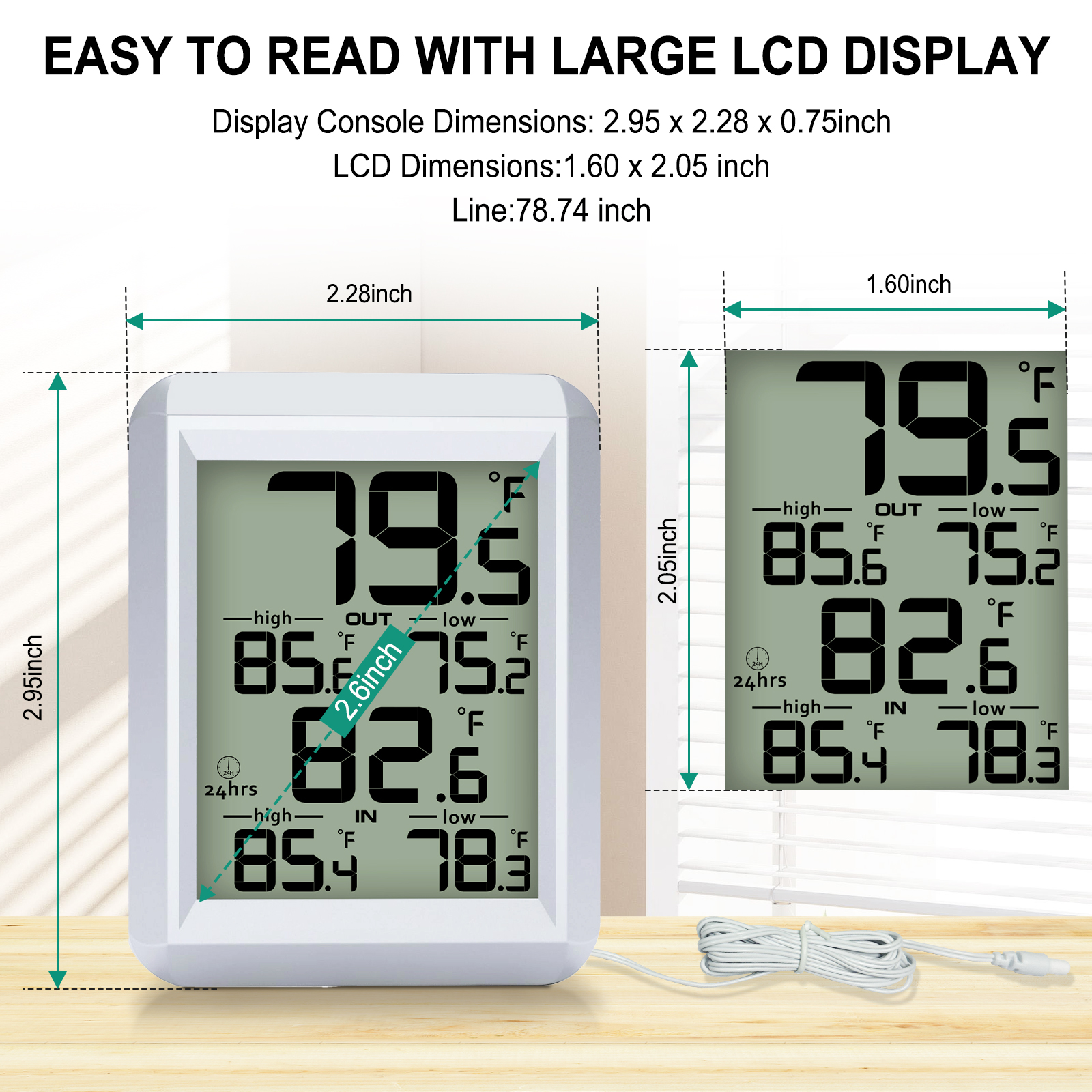 MASTFUYI Digital Thermometer I – обзор и цена Weather Station Indoor