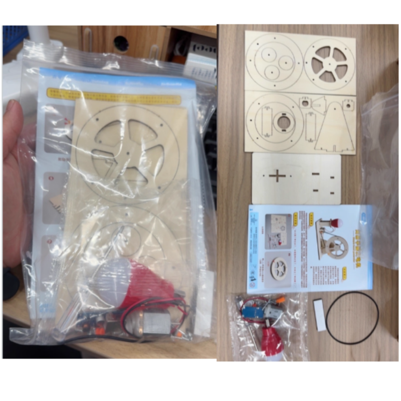 Mini DIY Hand Crank Generator  – обзор и цена Science Project Kit