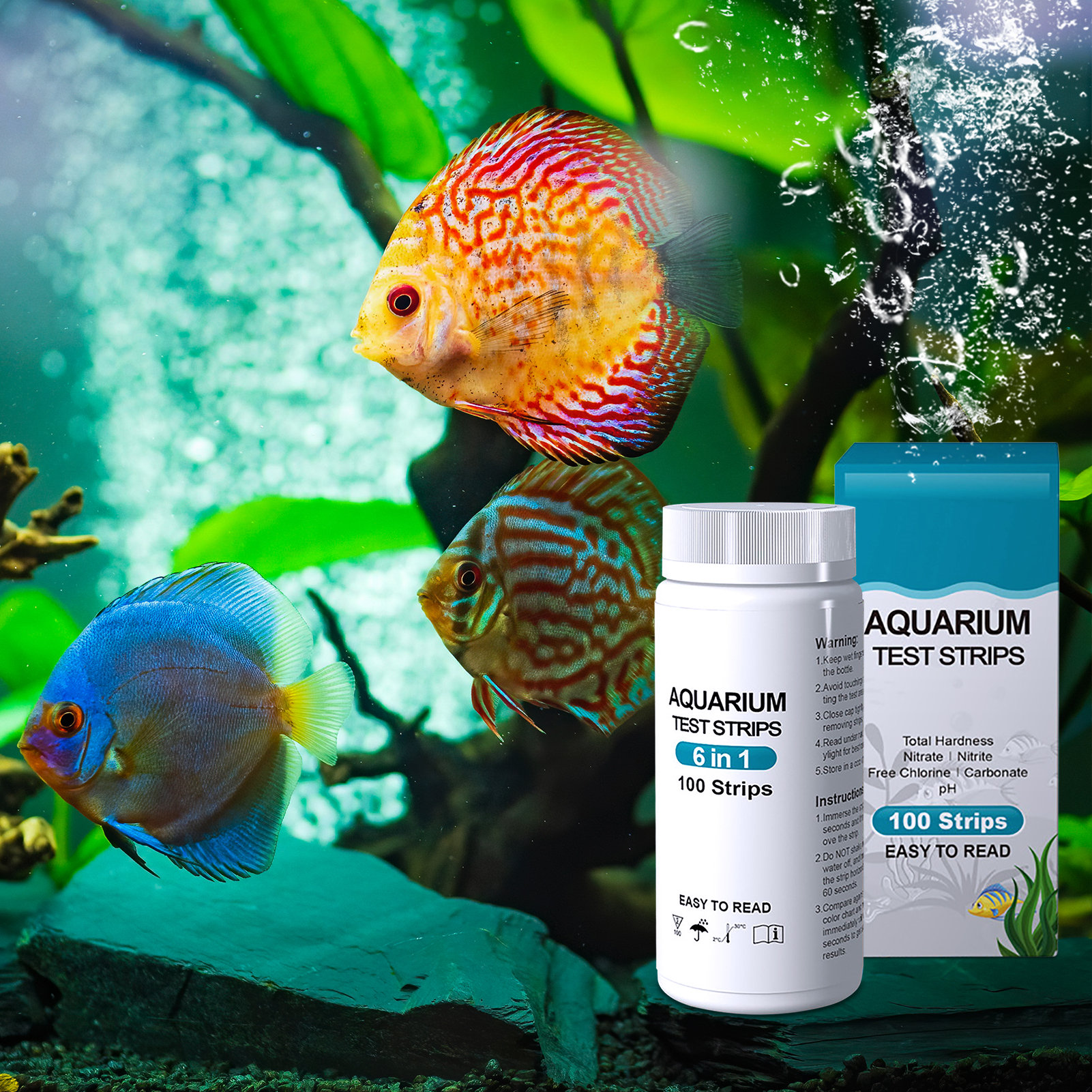 100pcs 6-in-1 Water Quality Te – обзор и цена Water Testing Kit