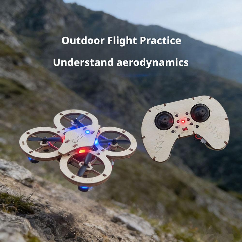 DIY Wooden RC Drone Quadcopter – обзор и цена Science Project Kit