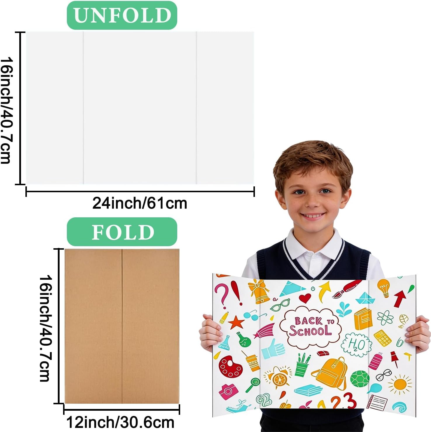 Trifold Poster Board 24x16 Inc – обзор и цена Science Project