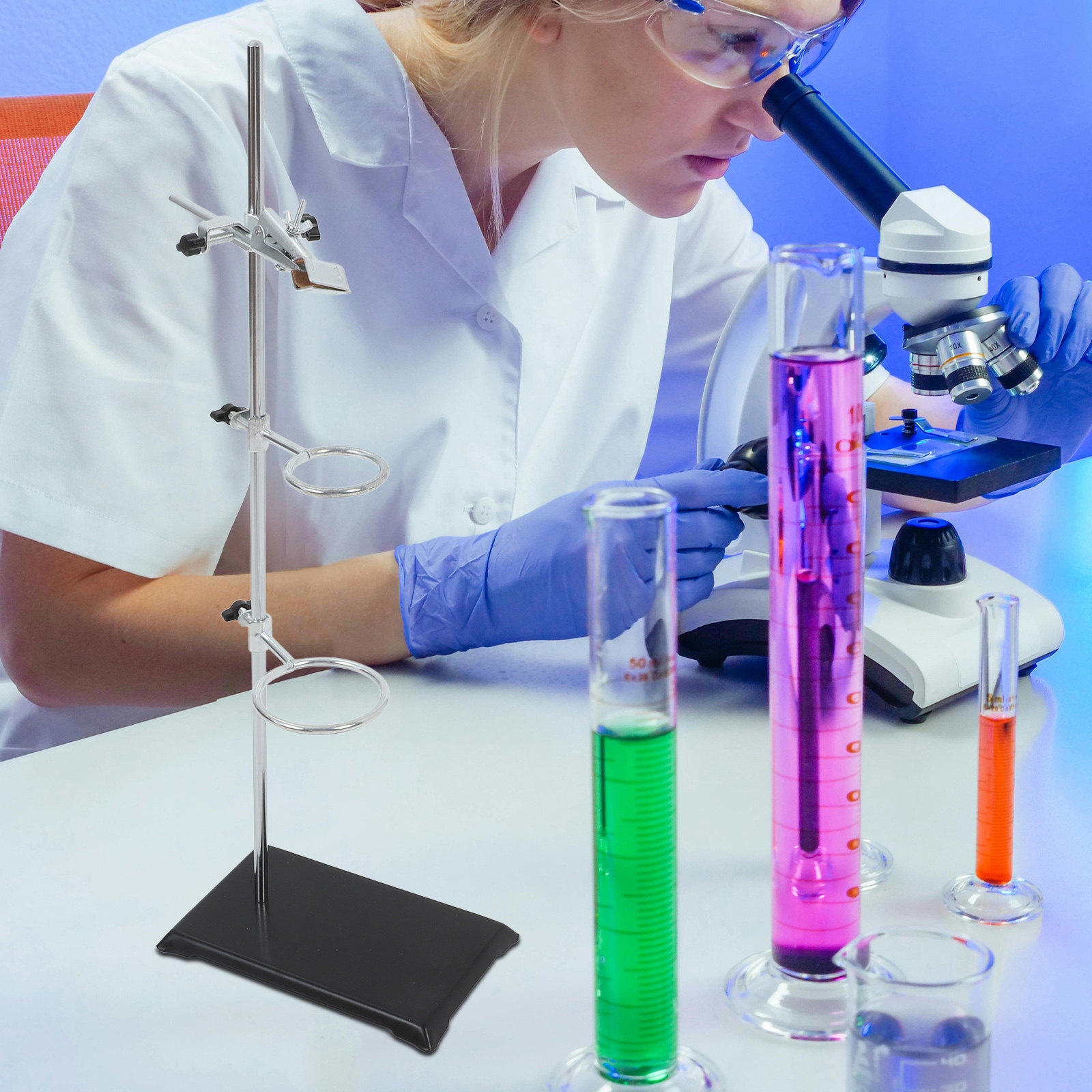 Lab Support Stand with Metal R – обзор и цена Science Experiment