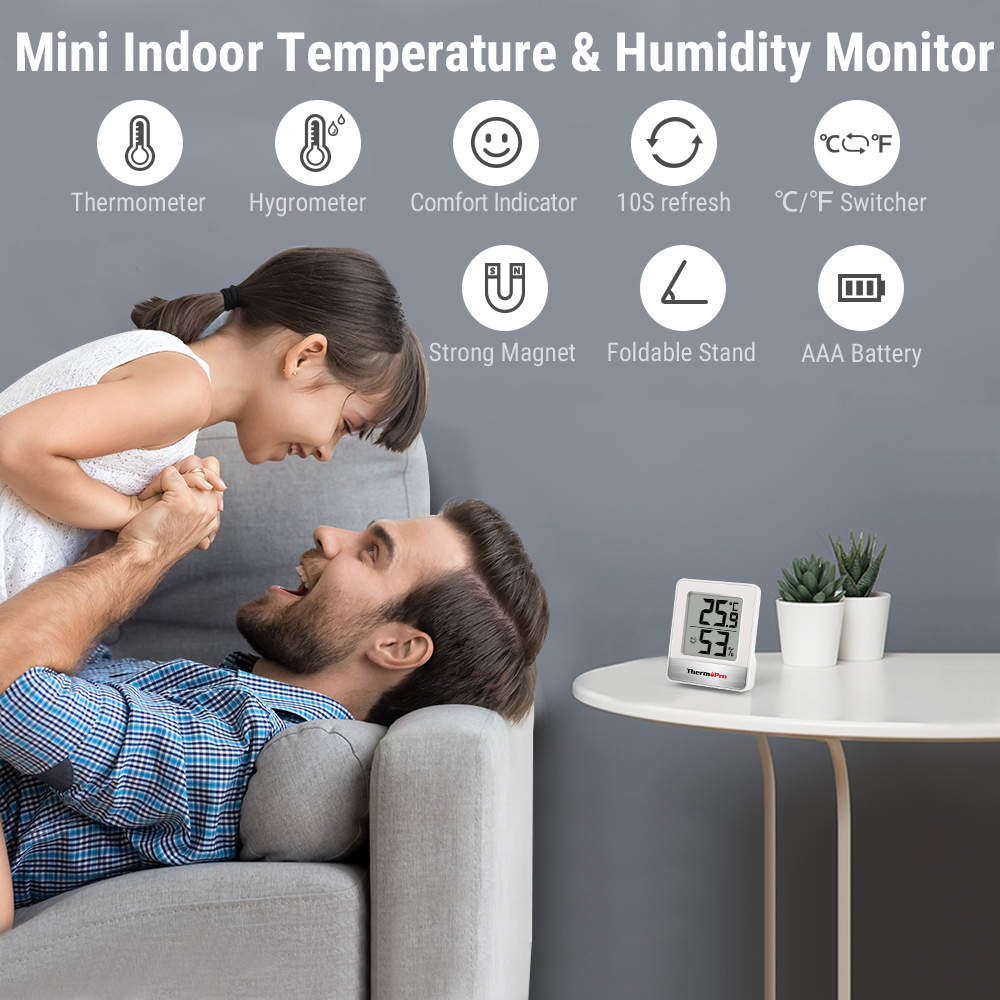 ThermoPro TP49 Mini Weather St – обзор и цена Weather Station Indoor