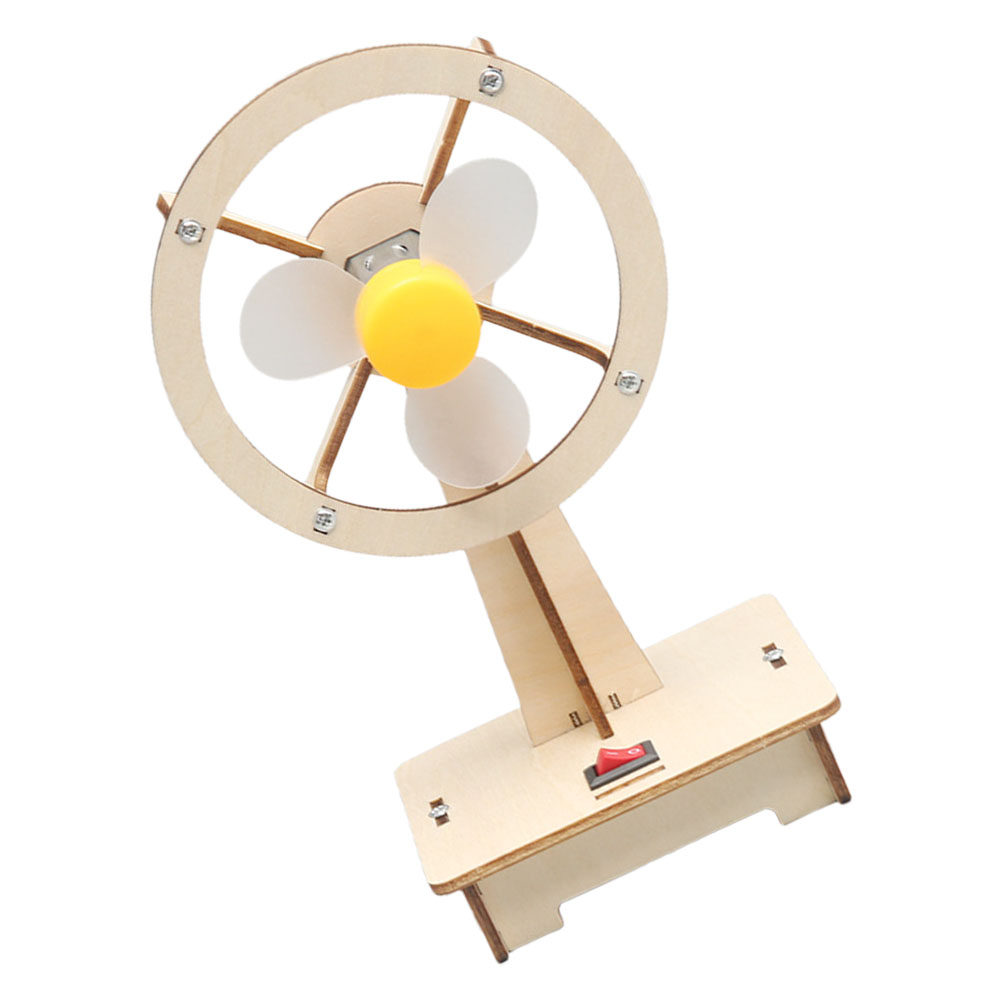 1Set Wooden Fan DIY Assembly M – обзор и цена Science Experiment