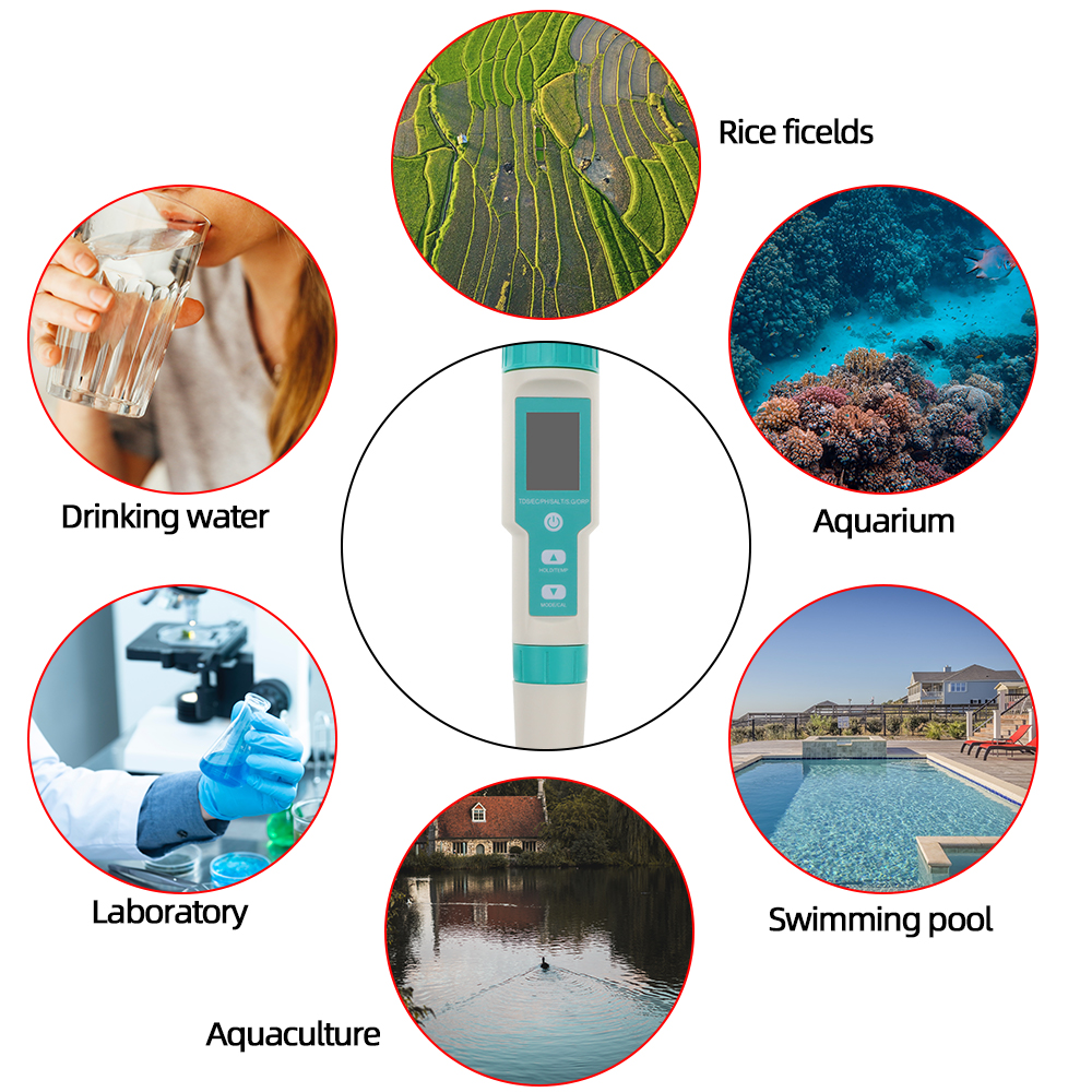 New 7 in 1 Digital Salinity Te – обзор и цена Water Testing Kit