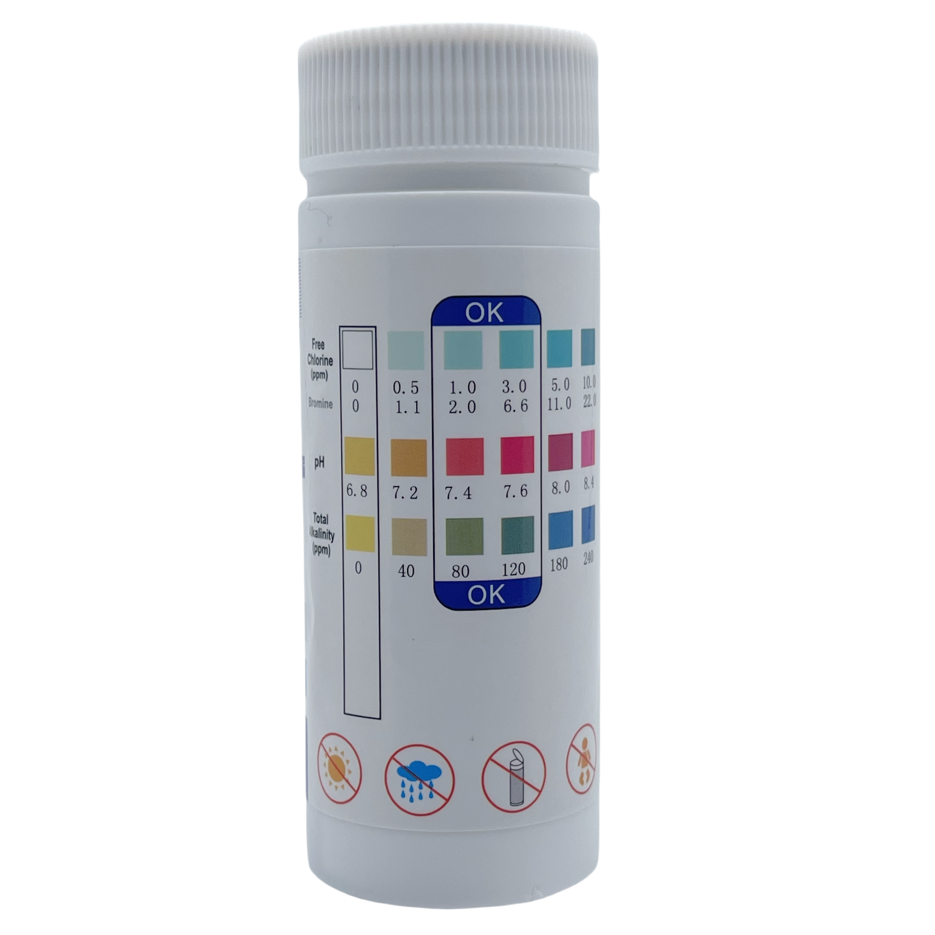 Chlorine PH Test Strips SPA Sw – обзор и цена Water Testing Kit