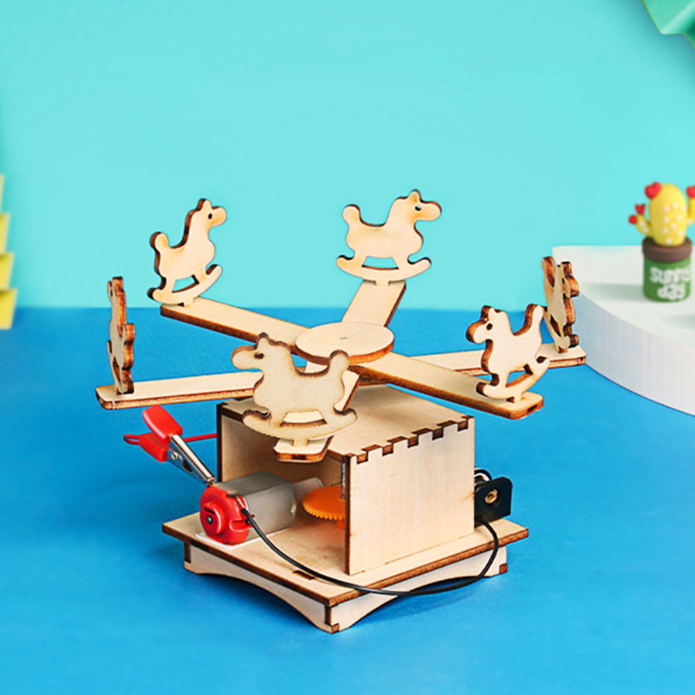 DIY Wooden Merry-Go-Round Asse – обзор и цена Science Project Kit
