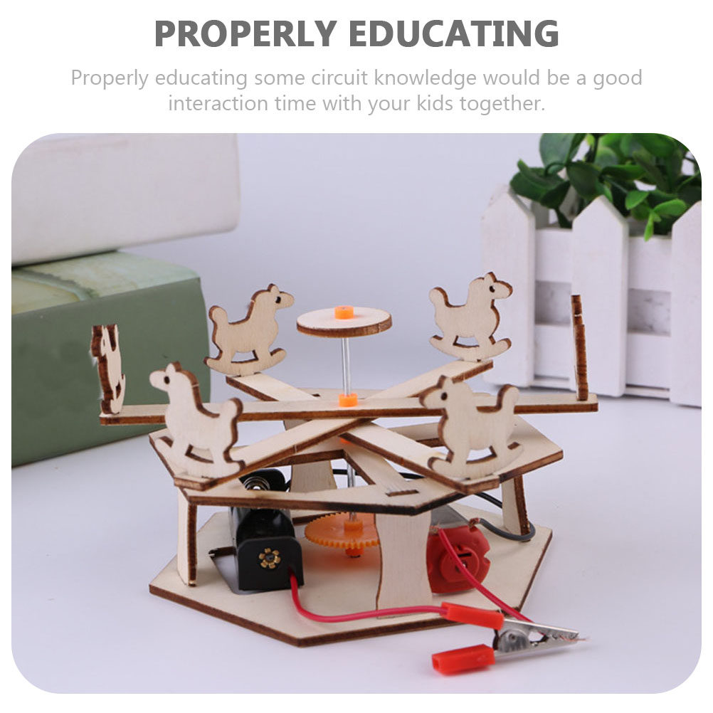 DIY Wooden Merry-Go-Round Asse – обзор и цена Science Project Kit