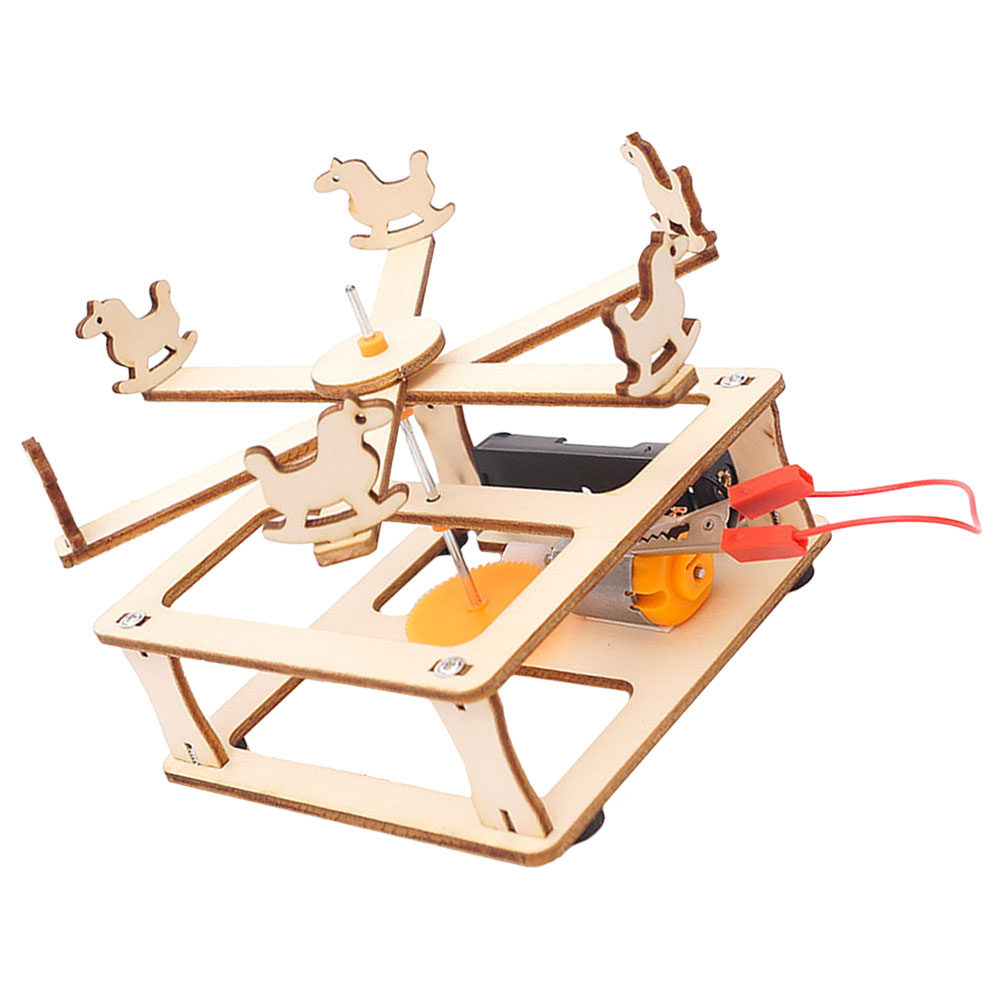 DIY Wooden Merry-Go-Round Asse – обзор и цена Science Project Kit