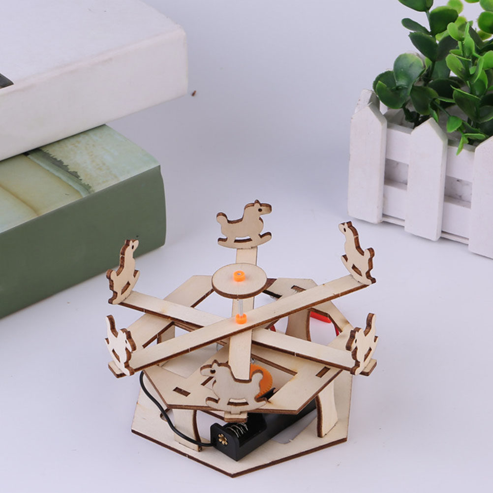 DIY Wooden Merry-Go-Round Asse – обзор и цена Science Project Kit