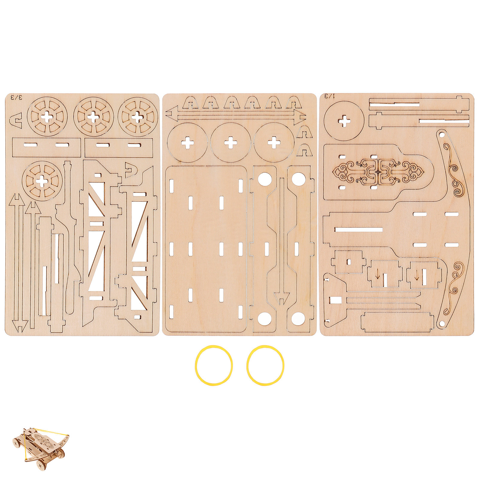 1Set Wooden Catapult Chariot D – обзор и цена Science Project Kit