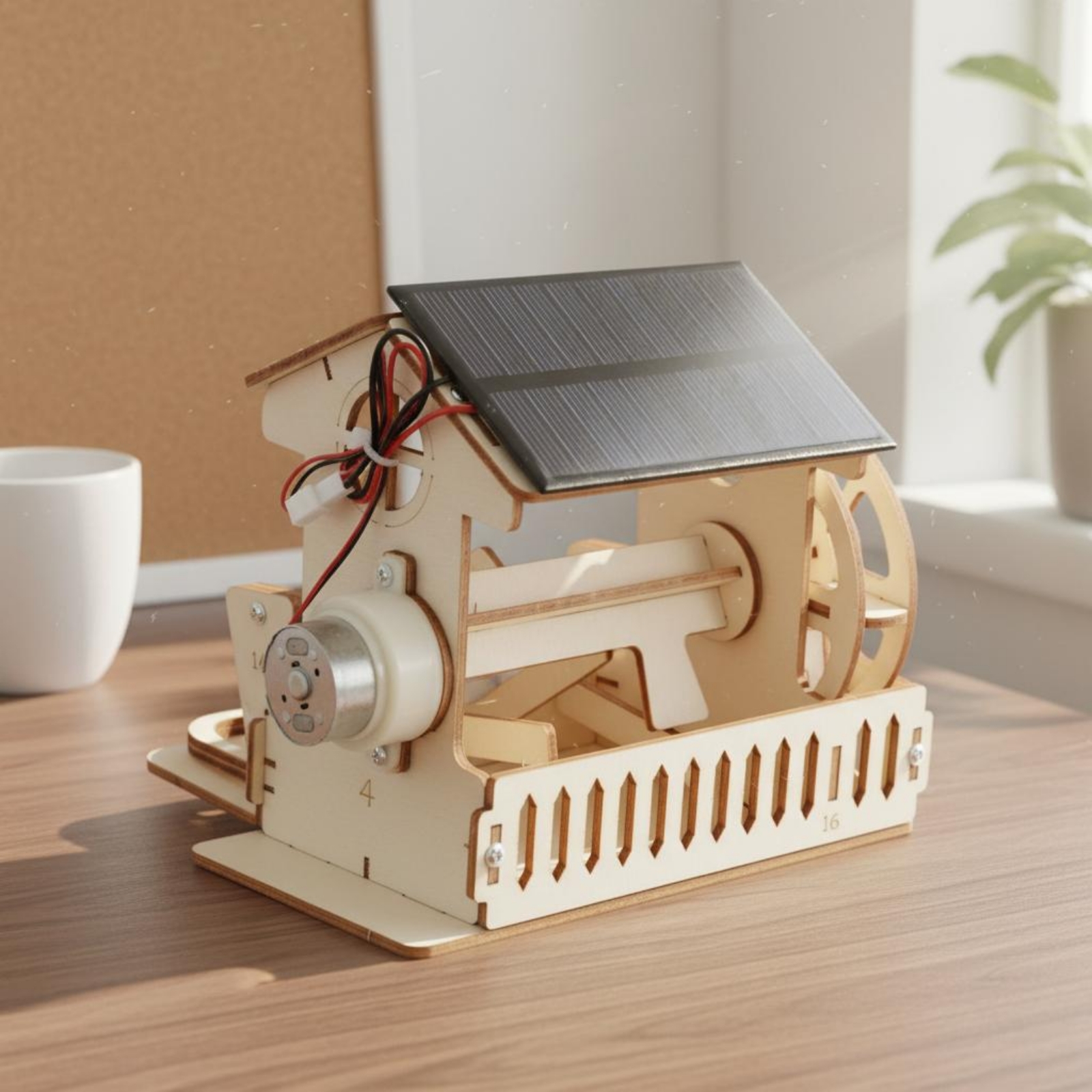 Rice Hulling Water Wheel Hands – обзор и цена Science Project Kit
