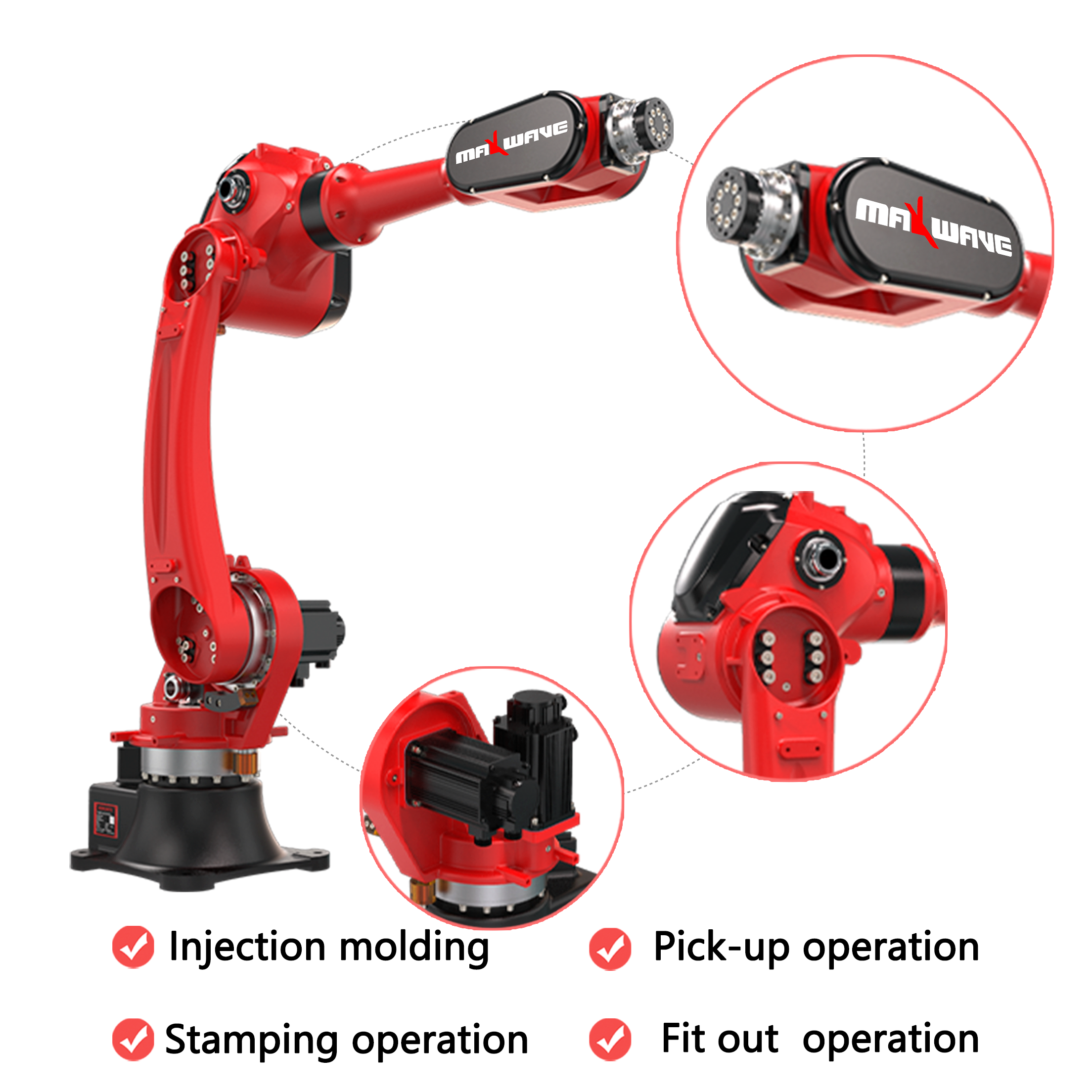 Maxwave Precision Robotic Arm  – обзор и цена Robot Arm Motor