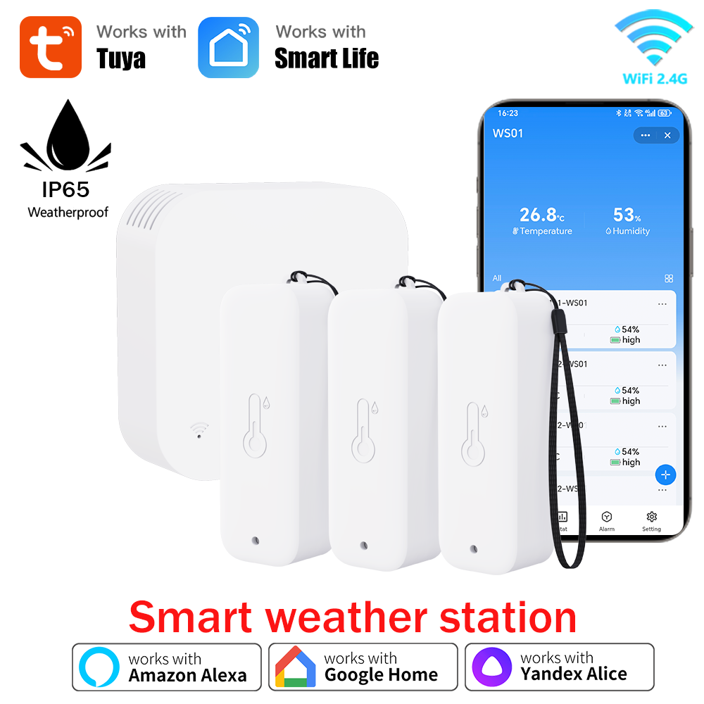 Tuya WIFI Smart Weather Statio – обзор и цена Weather Station Indoor
