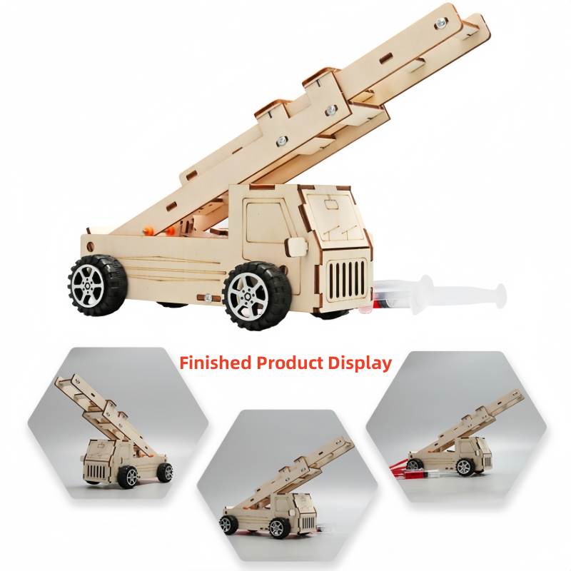DIY Wood Ladder Fire Truck Mod – обзор и цена Science Project Kit