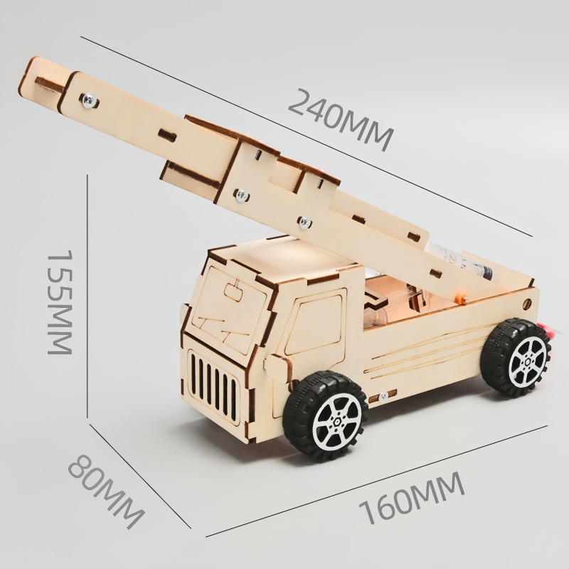 DIY Wood Ladder Fire Truck Mod – обзор и цена Science Project Kit