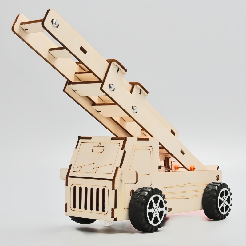 DIY Wood Ladder Fire Truck Mod – обзор и цена Science Project Kit