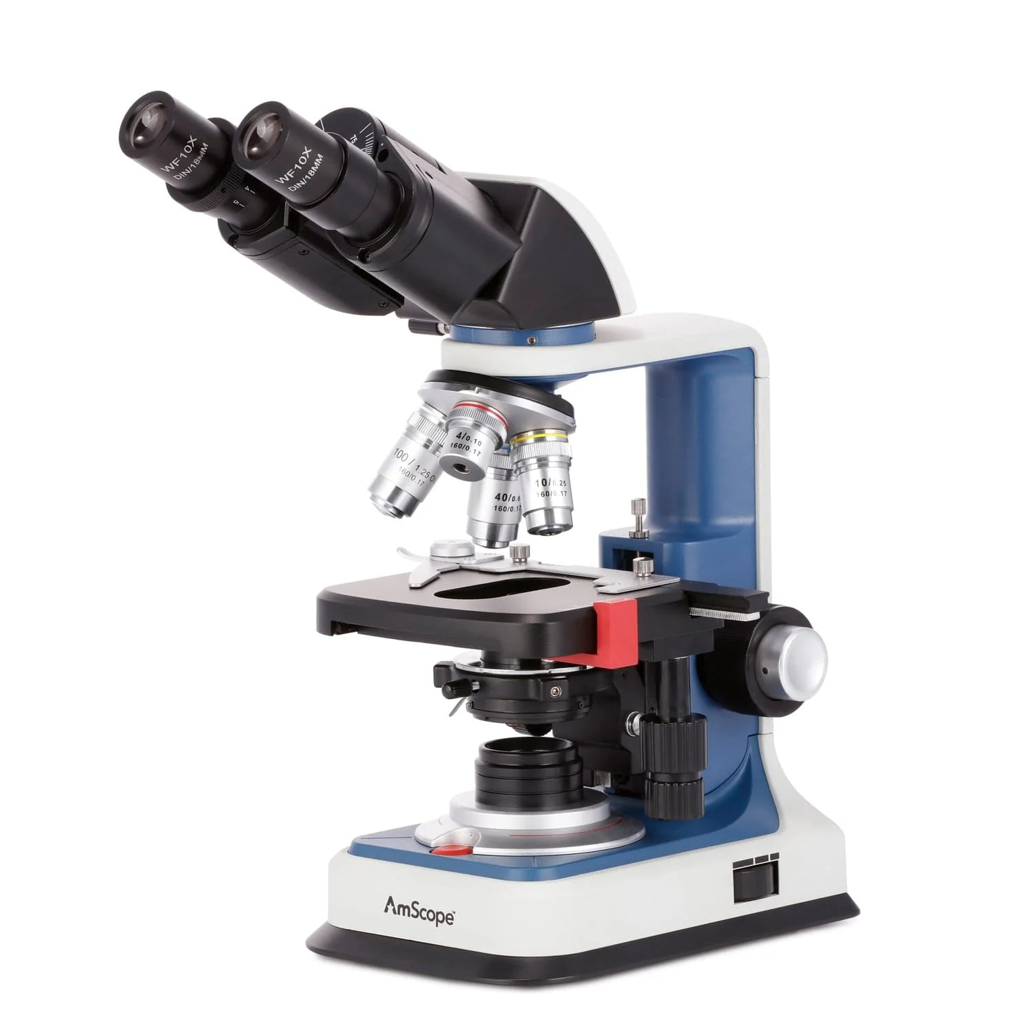 AmScope 40X-2500X USB-C Rechar – обзор и цена Microscope Compound 40X
