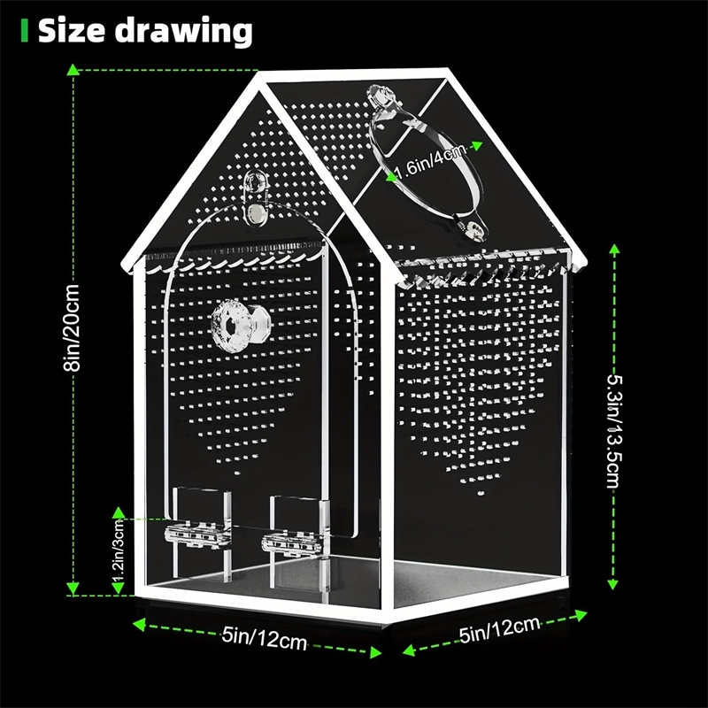 Transparent Acrylic House Inse – обзор и цена Science Hobbyist