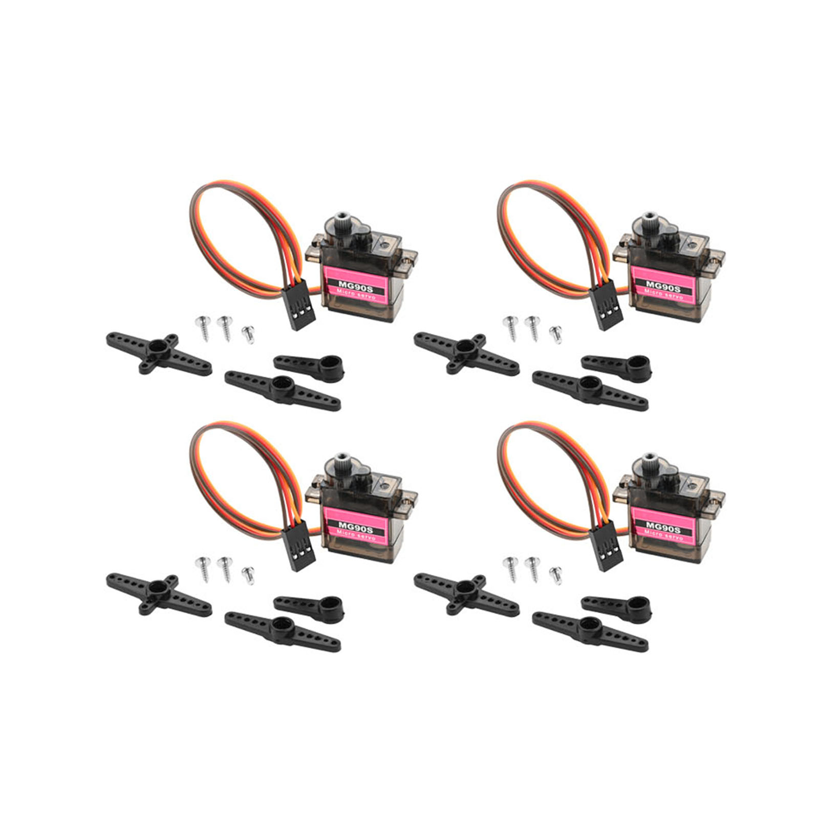 4pcs Micro Servo Metal Gear 90 – обзор и цена Robot Arm Motor