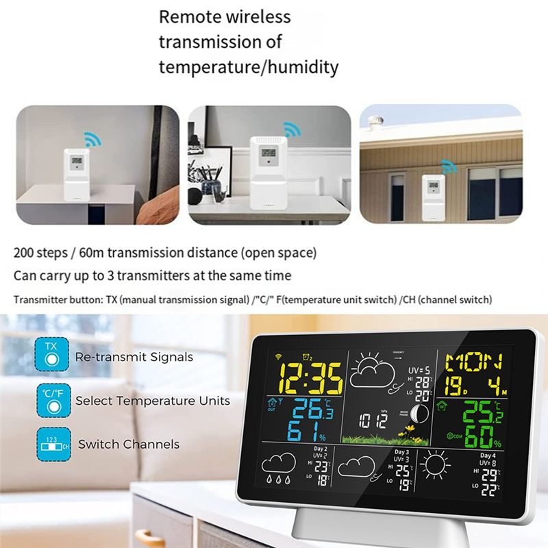 AEE8-LCD Weather Station Wirel – обзор и цена Weather Station Indoor