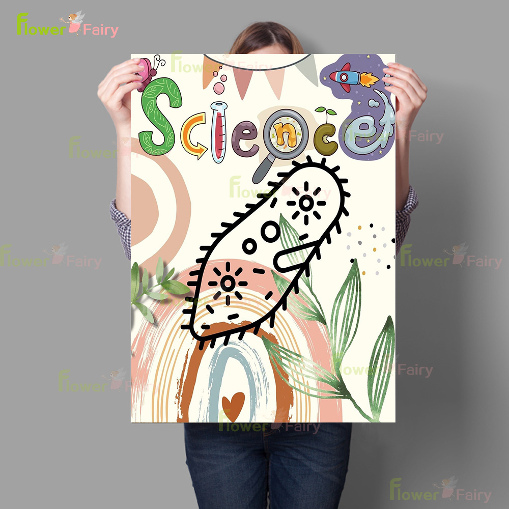 Cartoon Microbiology Watercolo – обзор и цена Science Nursery