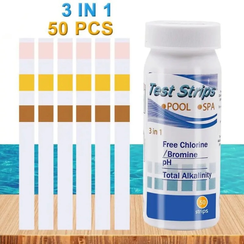 Chlorine PH Test Strips SPA Sw – обзор и цена Water Testing Kit
